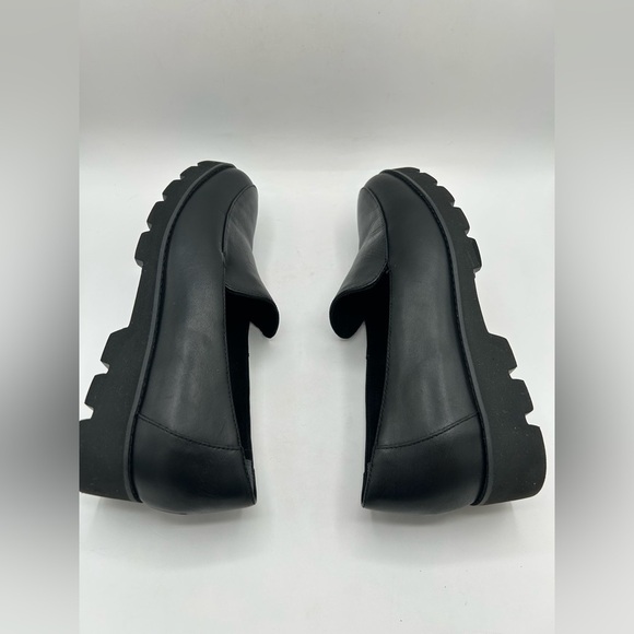 Vionic Kensley Women's Slip On Loafer Black Nappa Leather, Chunky Size 9 - Picture 9 of 12